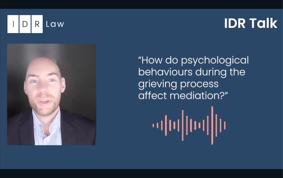 IDR Talk: Mediation with TBHG’s Paula Bentley